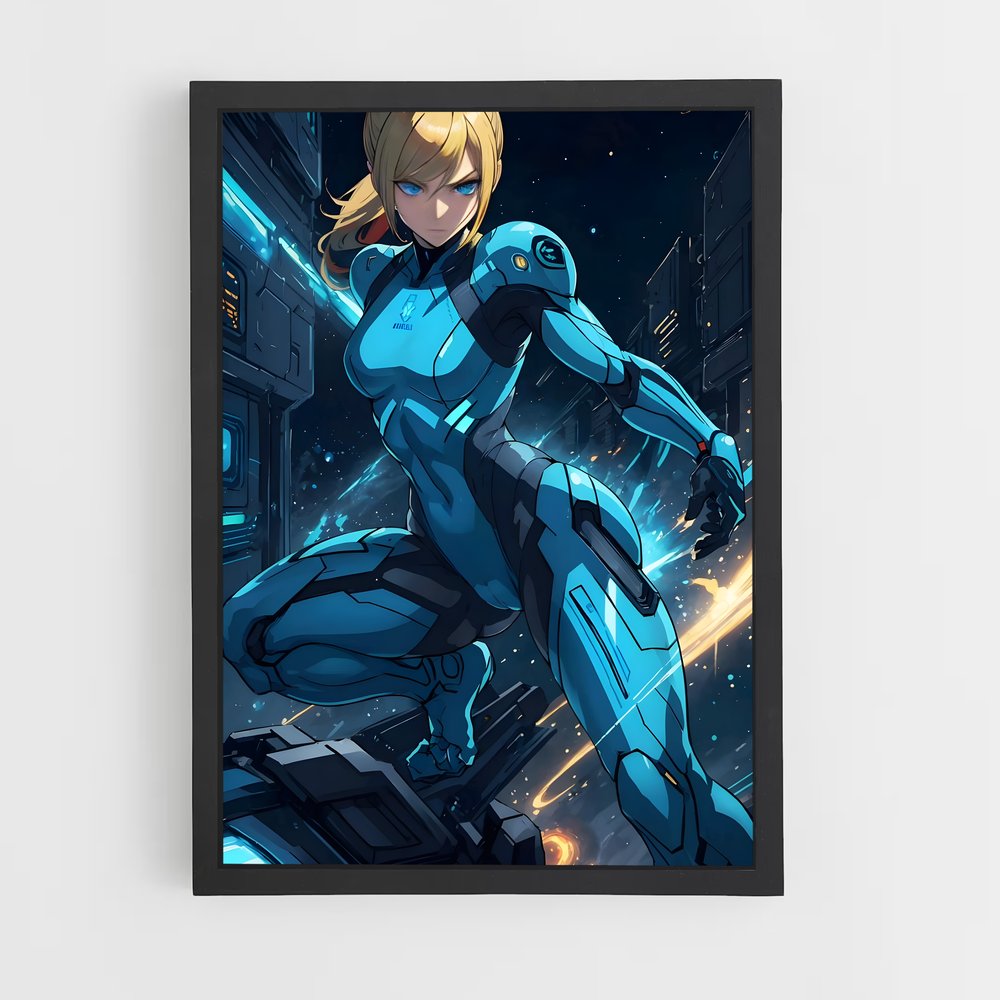 Poster Samus Aran: Mission Zéro – affiche Metroid (vue 2)
